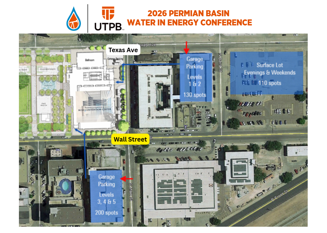 Bush Convention Center Parking Map